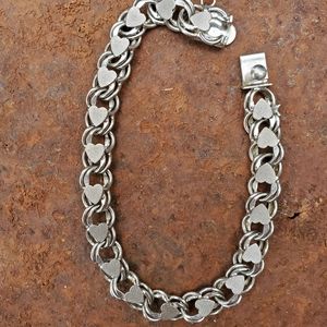 Elco Sterling Heart Bracelet